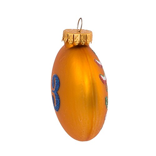Kurt Adler 12 Days of Christmas Glass Ornament (Set of 12), 65mm