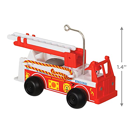 Hallmark Keepsake Christmas Ornament 2021, Fisher-Price Vintage Fire Engine