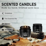 YOROXRG 24 Pack Scented Candles with Added Natural Essential Oils, 3.5oz, Suitable for Various Festivals, Parties, Yoga, and Home Scened