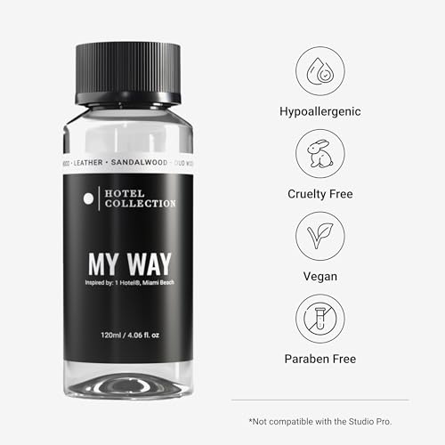 Hotel Collection Diffuser Oil - My Way - Aromatherapy Essential Fragrance Oil - Sandalwood, Warm Virginia Cedar & Beautiful Iris - 120ML 4.1 Fl oz