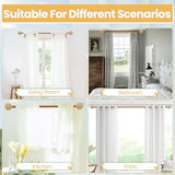 1 Inch Wood Curtain Rod For Windows 48 to 84 Inches, Heavy-Duty Adjustable Decorative Imitation Wood Grain Boho Curtain Rod With Rattan Leaf Hollow Finials For Bedroom 、 Living Room and Famhouse