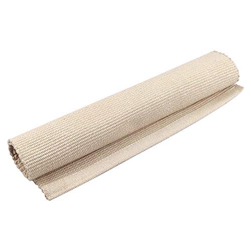 JE JOUE Montessori Materials Children Playing Mat Pure Cotton Working Rug for Toddlers (17"×27", Beige)