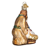 Old World Christmas Holy Family Glass Blown Ornament for Christmas Tree, Handcrafted Holiday Decoration, Religion Collection