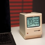 Maclock Retro-Style Alarm Clock, paying Homage to the Classic 1984 Model, Perfect for Bedroom desktops, Living Room Decoration, Silent Digital Alarm Clock, and Children's