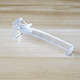 Valance Clips 6pcs 3-1/4'' Window Blinds Hidden Clip Clear Plastic for Horizontal Blinds Valance Retainer Holder