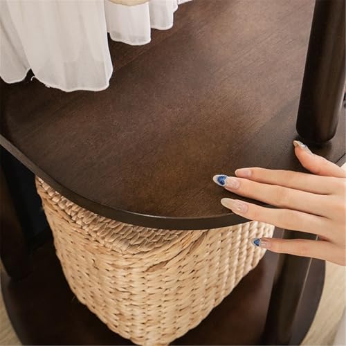 FKEE55UED Floor Full-Length Floor Mirror, Rotating, Clothing Store Coat Rack and Fitting Room Mirror