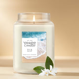 Yankee Candle Sun & Sand Scented Candle, 22oz Large Jar with up to 150 Hour Burn Time, Giftable