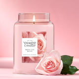 Yankee Candle Fresh Cut Roses Scented Candle, 22oz Large Jar