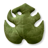 Green Philosophy Co. Monstera Leaf™ Pillow - Mossy Earth - Large Soft Plant-Shaped Plush Cushion for Couch, Bed, or Reading Nook - Cute & Unique Nature-Inspired Decor Throw Pillow