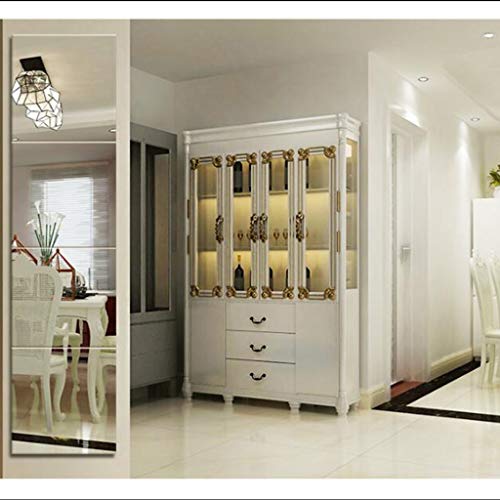 eless Full-Length Mirror | 4 Pieces DIY Stitching | for Bathroom Bedroom Foyer Floor Mirror 11.8in×11.8in