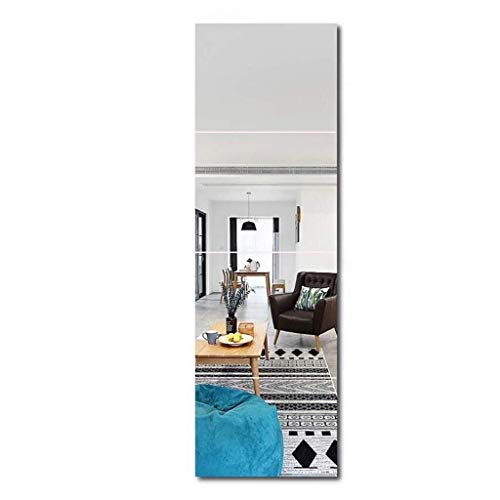 Wall Hanging Mirror Simple Floor Mirror Dual-use Fitting Mirror Full-Length Mirror Floor Mirror DIY Stitching Paste 30cmX30cm AN1021 910