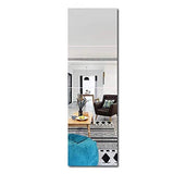 Wall Hanging Mirror Simple Floor Mirror Dual-use Fitting Mirror Full-Length Mirror Floor Mirror DIY Stitching Paste 30cmX30cm AN1021 910
