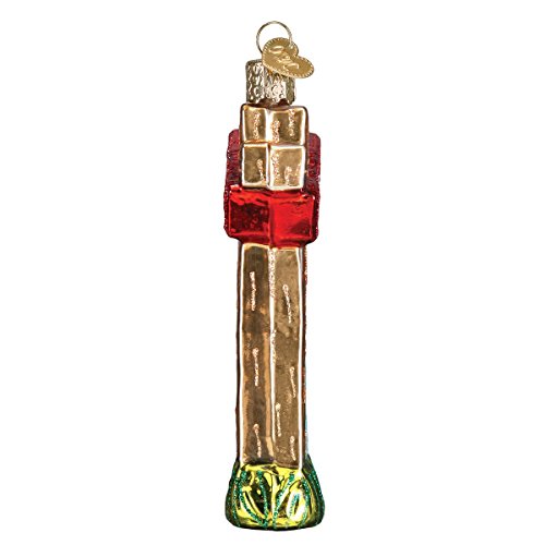 Old World Christmas Glass Blown Ornament Realty Sign (36203)