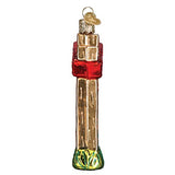 Old World Christmas Glass Blown Ornament Realty Sign (36203)