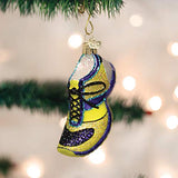Old World Christmas Running Shoe Glass Blown Ornament for Christmas Tree, Handcrafted Holiday Decoration, Sport Collection