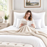 MIULEE 14x24 Pillow Insert, Premium Throw Pillow with Virgin Fiber Filling