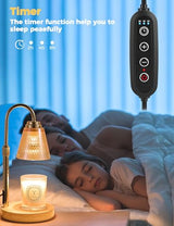 Candle Warmer Lamp with Timer Home Decor Birthday Gifts for Women Mom Her