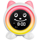 Toddlers Sleep Training Clock, Ok to Wake Clock with Red Green Light,Emoji,Nap Timer, Gift Idea for Toddler Girls Boys