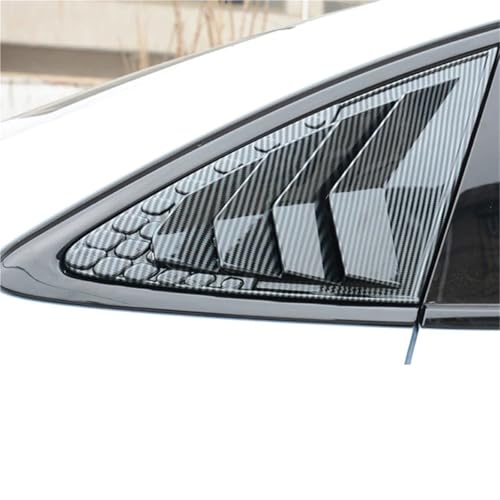Compatible with BYD Seal 2022 2023 2024 Rear Window Triangular Louver Decorative Frame Exterior Decoration(6501)