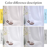 NICETOWN White Sheer Curtains 84 inches Long 4 Panels, 42 inch Wide Rod Pocket Light Filtering Drapes Translucent Modern Voile Airy & Breathable Window Treatment for Bedroom Living Room