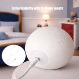 USB to Dual DC Power Cable, 5V 2A Y Splitter Cord, USB to DC 3.5mm and DC 2.5mm Charging Cable, Compatible with Moon Lamps Bluetooth Headphones USB Fans and More,5FT/1.5M Charger