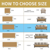 HAOMAIJIA Waterproof Couch Cover for Dogs Washable,Faux Fur Pet Couch Covers for Sofa,Soft Dog Bed Cover Non-Slip Couch Covers for 3 Cushion Couch Sofa Pet Friendly (Off White, 35" x 74")