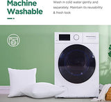 Acanva Square Premium Throw Pillow Inserts with Microfiber Filled, Lumbar Support Decorative Stuffer for Sofa Bed Couch & Chairs