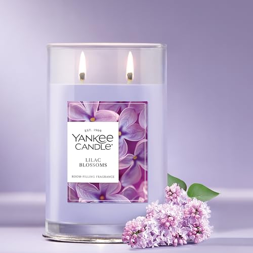 Yankee Candle Lilac Blossoms Scented Candle, 20oz Large Tumbler