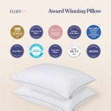 FluffCo Zen Fluff® Down Alternative Bed Pillow - Firm, Queen Size (1 Pack)