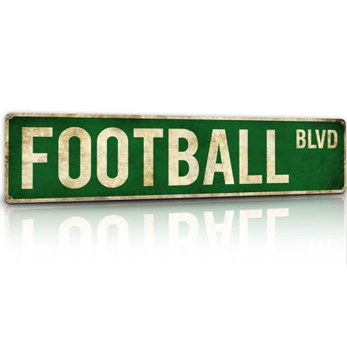 Football Gifts for Boys 8-12 Accessories Football Stuff Teen Boy Room Decor | Football Party Decorations | Wall Sign | Boys 8-12 & Teen Boys | Men Room & Bedroom | Birthday & Christmas Gift