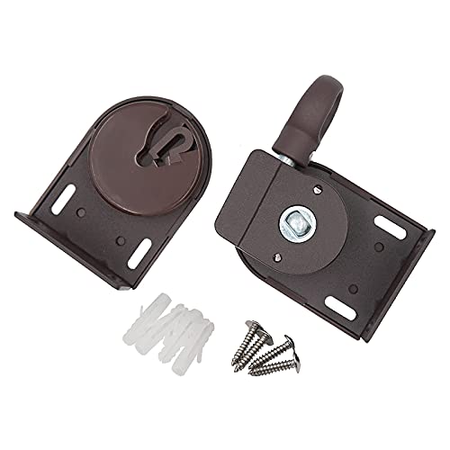 Cordless Bracket, Usual Replacement Parts for Indoor/Outdoor Sun Shades or Roller Up Blinds (Brown)