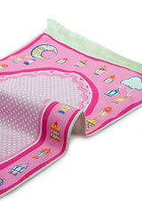 ihvan online, Muslim Prayer Rug for Kid, Islamic Gifts Praying Mat for Kids, Kids Prayer Mat, Design Janamaz Sajadah, Soft Salah Mats Carpet for Kid, Travel Praying Rug, Patterned Pink-2