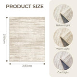 2x3 Rug Non Slip, Small Washable Entryway Rug,Brown