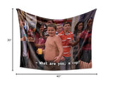 LAIX Gibby What Are You, A Cop? Tapestry, Funny Flag for College Dorm, Available In Sizes From 40" To 90", Skin-friendly Soft High-definition Meme Tapestry(Size:40"×30")