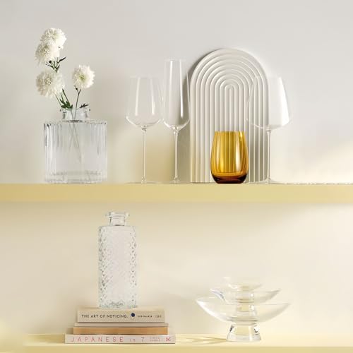 80 Pcs Bud Vase Set, Vases for Centerpieces, Cute Glass Bud Vases in Bulk, Small Vases for Flowers, Clear Vase Set for Wedding Decorations, Home Table Flower Décor