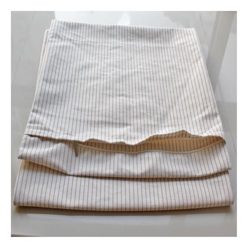 Thickened Canvas Japanese Floor Mattress Cover, Checked Plaid Futon Mattress Cover with Zipper Grid Printed Guest Sleeping Mat for Floor Futon Covers Slipcovers Washable,E,130x65cm