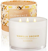 Luxury Vanilla Scented Candle - Large 3 Wick Jar Candle - Elegant Gift for Women & Men - 100% Natural Soy Wax - Up to 40 Hours Burning Time - Housewarming Aromatherapy Candle for Home