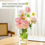 12pcs Glass Cylinder Vases for Centerpieces - 6 Inch Tall Flower Vase for Wedding Decorations, Clear Glass Flower Vases Floating Candle Holder for Table Centerpiece Wedding Home Décor
