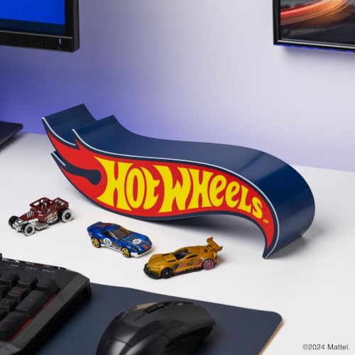 Paladone Hot Wheels Logo Light – Officially Licensed Racing Logo Icon Night Light, Racetrack Playroom Decor and Gift for Boys and Girls, Toy Car and Bedroom Accessory