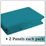 Turquoize Teal Blackout Curtains Themal Insulated Grommet/Eyelet Top Blackout Curtain Drapes for Bedroom Window Treatment Panels Nursery & Infant Care Panels Drapes,2 Panel, 42" W x 84" L, Teal
