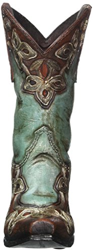 Turquoise Cowgirl Boot Vase