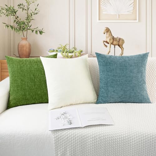 CaliTime Decorative Couch Throw Pillow Covers 26 X 16 Inches Cream