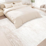 Area Rugs 8x10 Living Room: Washable Rug Modern Abstract Large Rugs Soft Non Slip Neutral Rug Stain Resistant Indoor Carpet for Bedroom Kitchen Dining Room Table Nursery Home Office Rugs(Beige,8'x10')