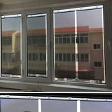 TOYANDONA Blackout Blind Curtains with Suction Cups - No Drill, Cordless, Portable Uv - Protecting PVC Shades for Home & Office (49.12X15.72X0.39in)