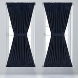 Amazing Drapery Hardware White Swivel Sash Curtain Rods with Nickel Ends, Set of 2 (Hardware Included) - Adjustable Length 21-38 Inches, Easy to Install Metal Rods for Doors, Windows,and Sidelights