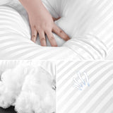 EIUE Throw Pillow Inserts, Machine Washable Pillows,Premium Polyester Fiber Fill for Sofa Bed & Decorative Cushions (White, 20x20inch)