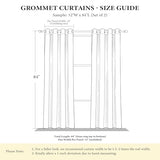 NICETOWN Gold Brown 90 inch Long Velvet Curtains & Drapes for Spring - Thermal Insulating Soft Yellow Window Treatments for Bedroom Living Room Sliding Glass Door, W52 x L90, 2 Panels