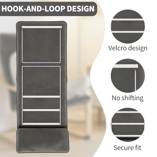 Poang Chair Cushion Replacement Cover,Slipcover with Zipper for Poang Armchair,Covers only (Grey)