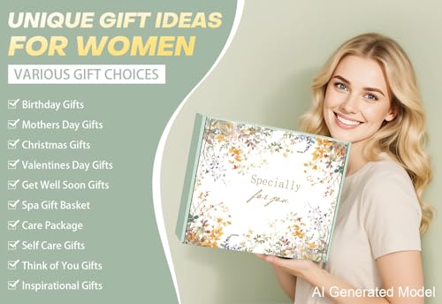 Birthday Gifts for Women Self Care Spa Gift Baskets for Women, Get Well Soon Gift Baskets Thinking of You Relaxation Stress Relief Care Package