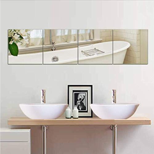 Wall Hanging Vanity Mirror Home Clothing Store Fitting Mirror Full-Length Floor Mirror 4Pcs AN1016 914
